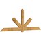 Ekena Millwork Kennewick Rough Sawn Timber Gable Bracket, Western Red Cedar, 108"W x 40"H x 2"D x 6"F, 9/12 Pitch GBW108X40X0206KEN00RWR - alternate 4